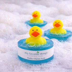Rubber Duckies Make Bath Time Fun